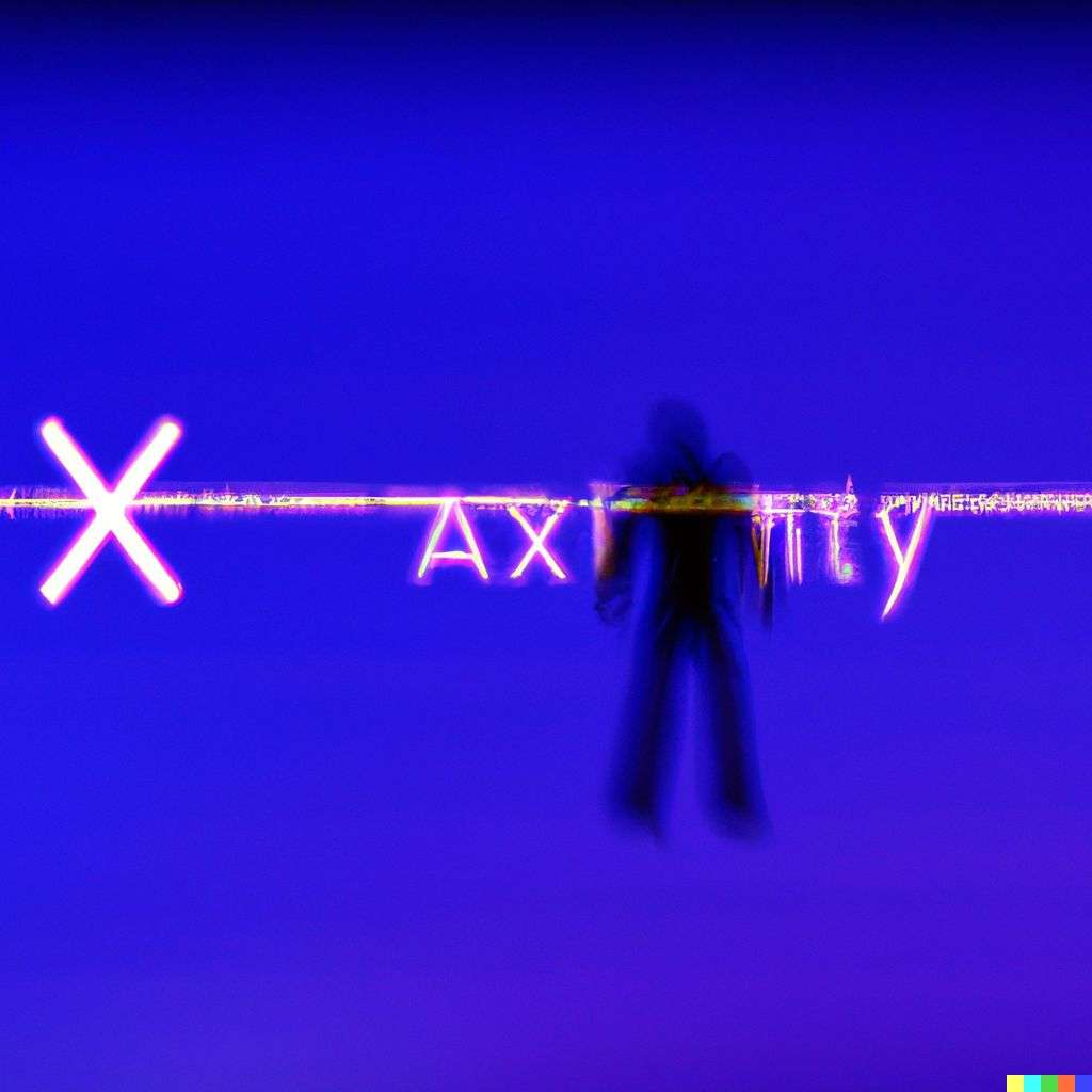a representation of anxiety, old computer game graphics